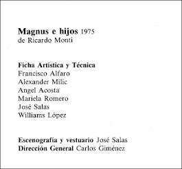 MAGNUS E HIJOS,  de Ricardo Monti, dirección Carlos Giménez