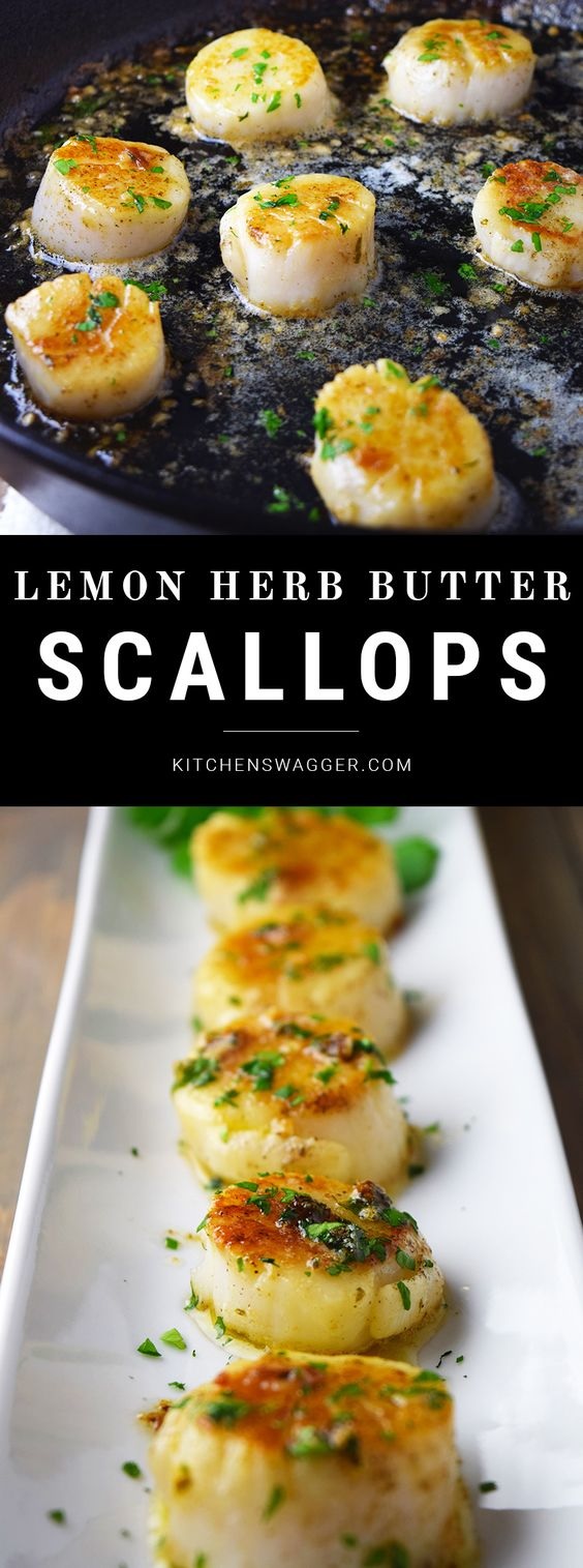Pan Seared Scallops with Lemon Butter Recipe