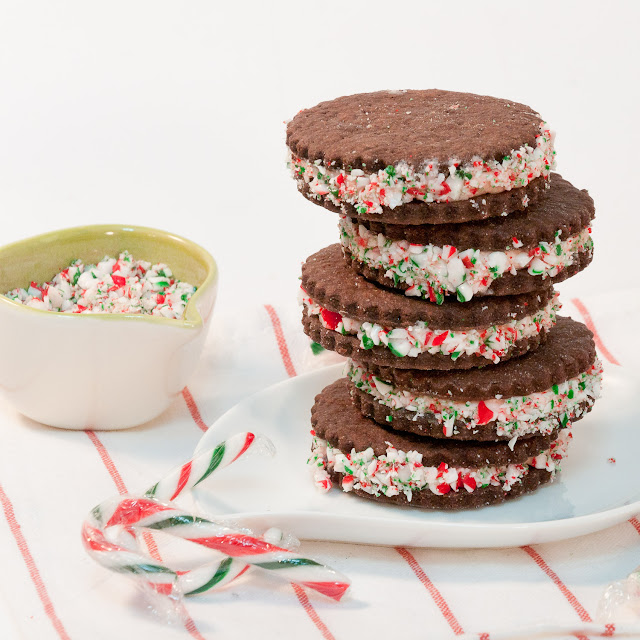 Chocolate Mint Sandwich Cookies | Christmas Cookie Recipes For A Sweeter Holiday | Homemade Recipes