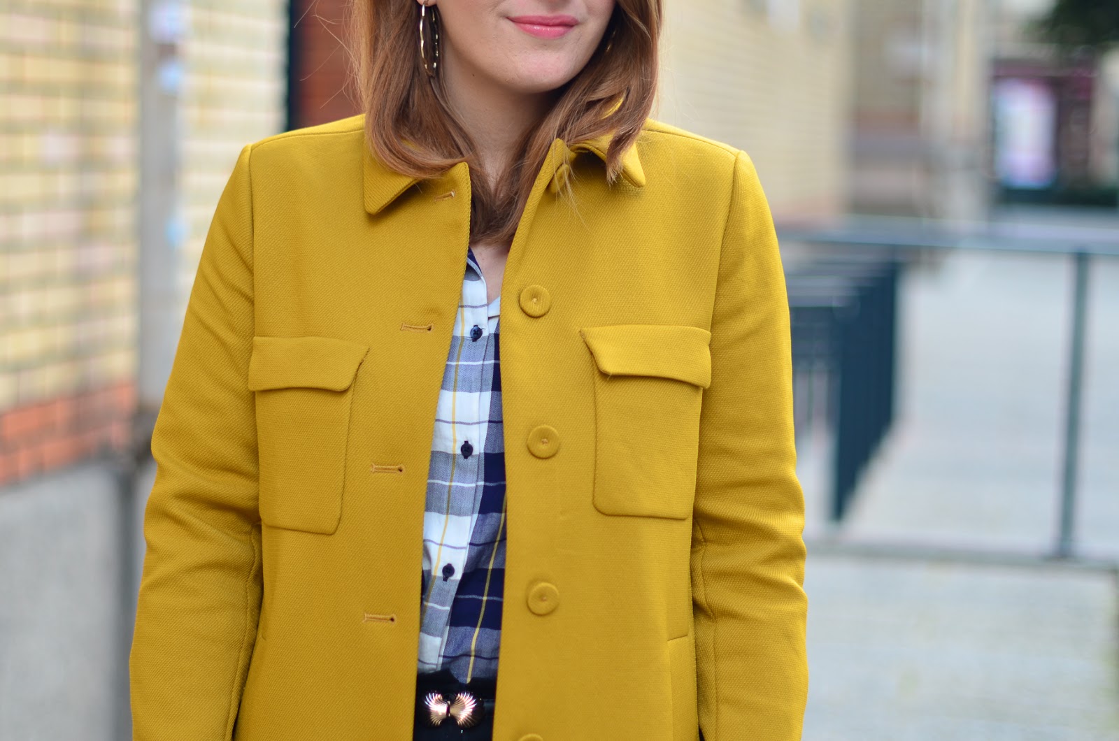 manteau jaune moutarde zara