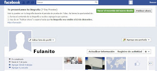 ligar con la biografia de facebook