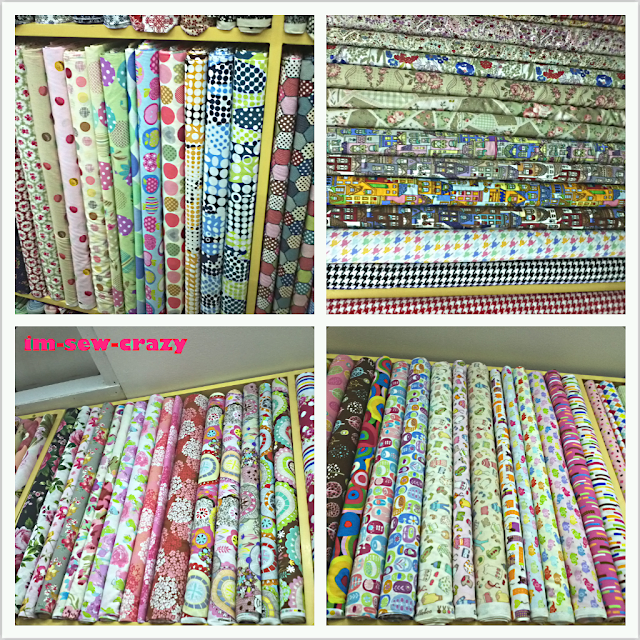 I'm Sew Crazy Fabric Shopping