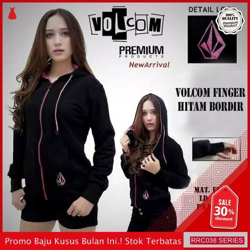 RRC038J43 Jaket Wanita Hodie Volkom Finger Black Wanita BMGShop