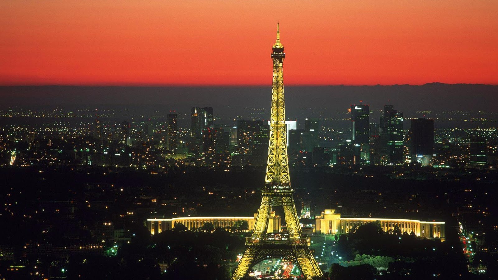 paris paris france at night the eiffel tower at christmas
