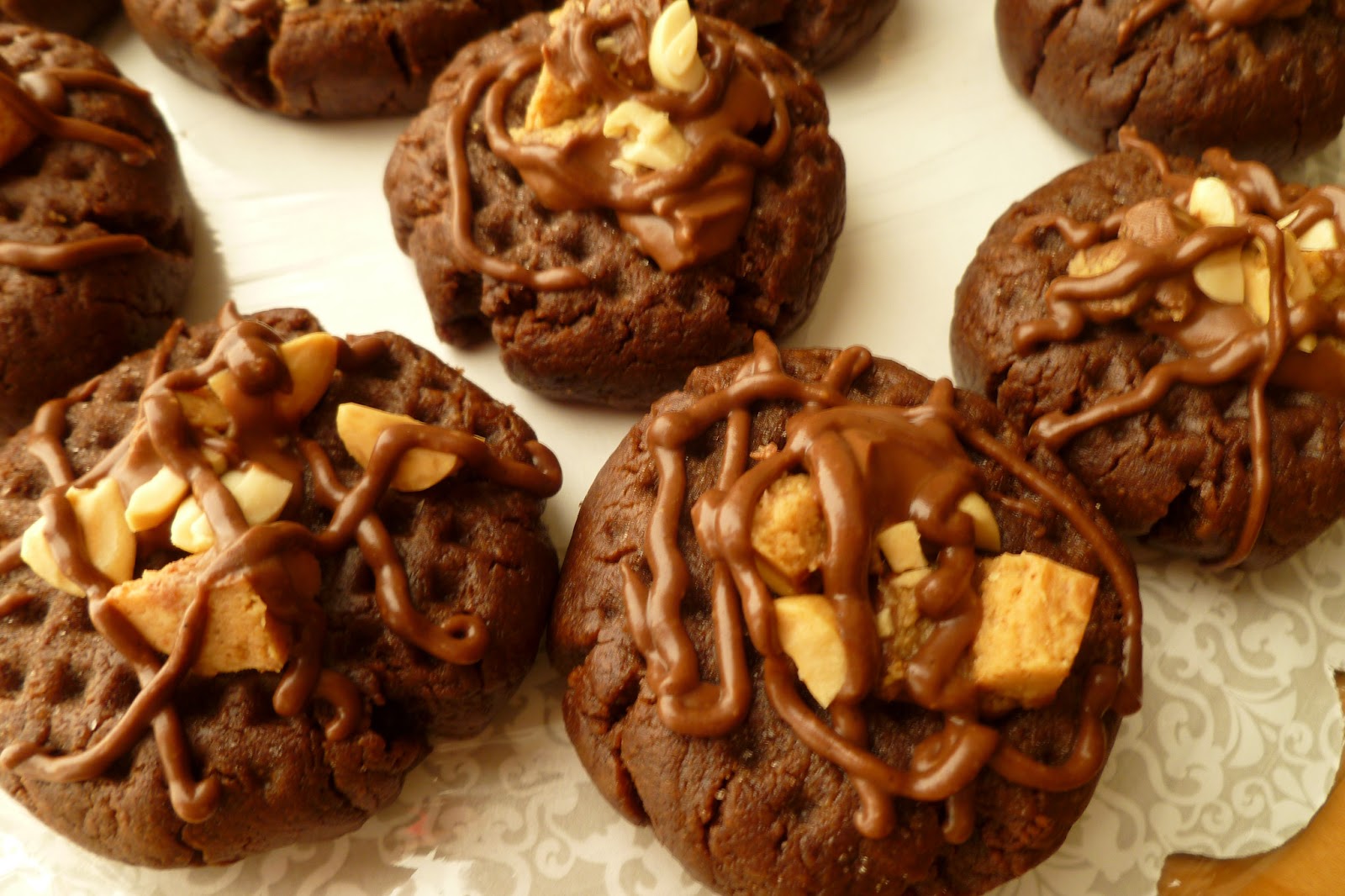 The Pastry Chef's Baking Chocolate Peanut Butter Cookies (yes, they're
