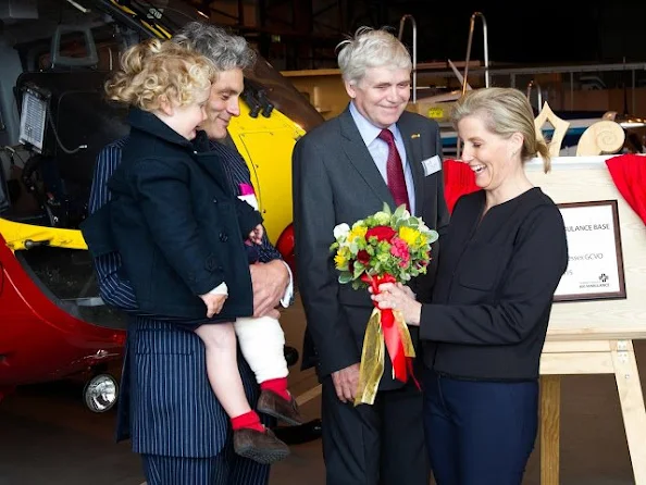 The Countess of Wessex has officially opened the new facilities of the Thames Valley Air Ambulance Base at Royal Air Force Benson