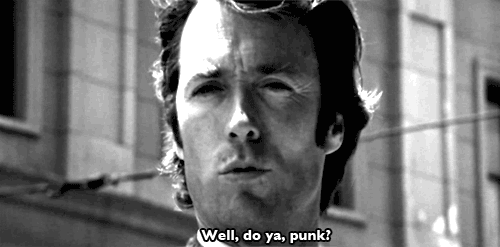 Clint Eastwood Do Ya Punk Reaction Gif