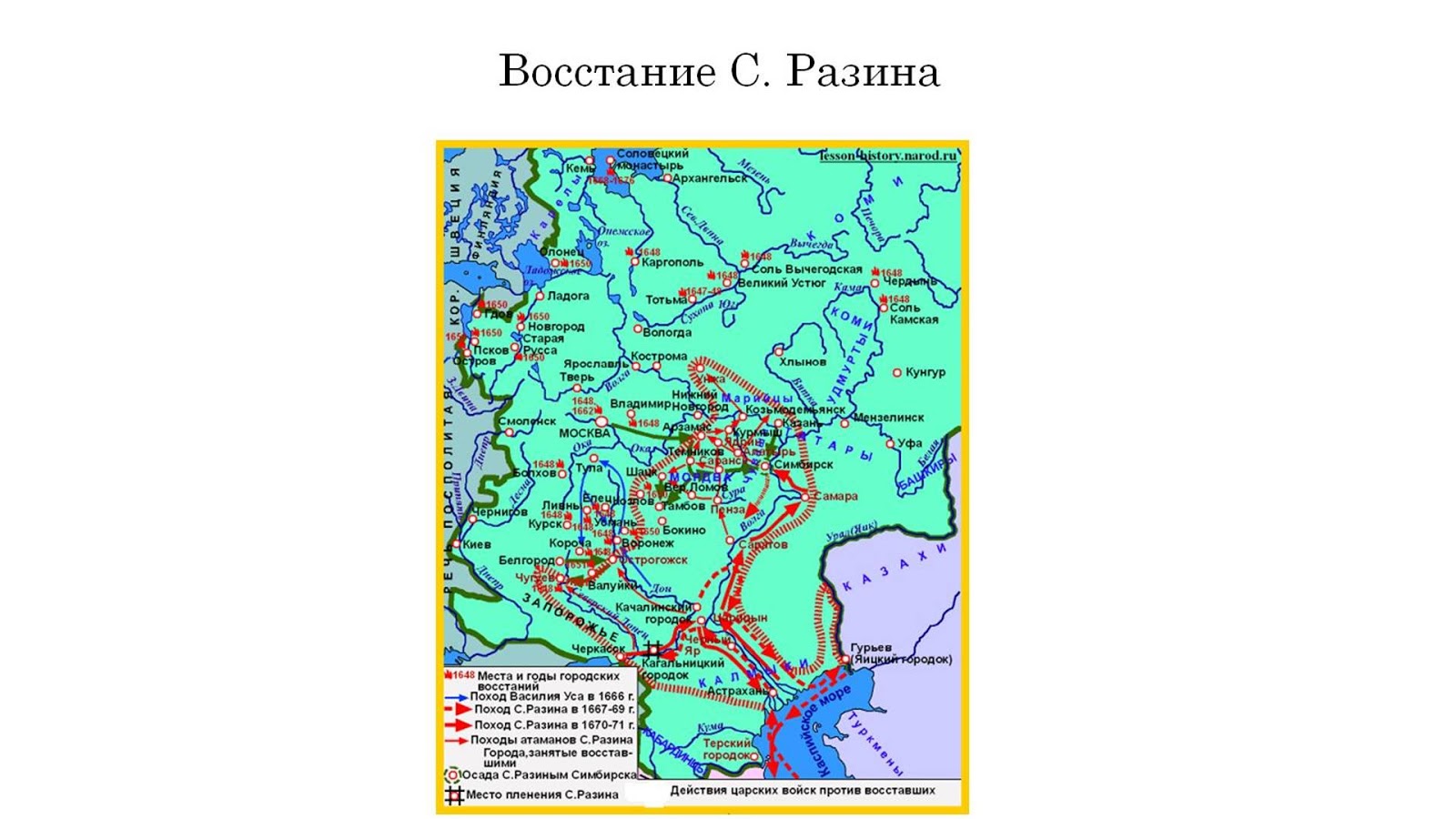 Народные движения россии xvii века