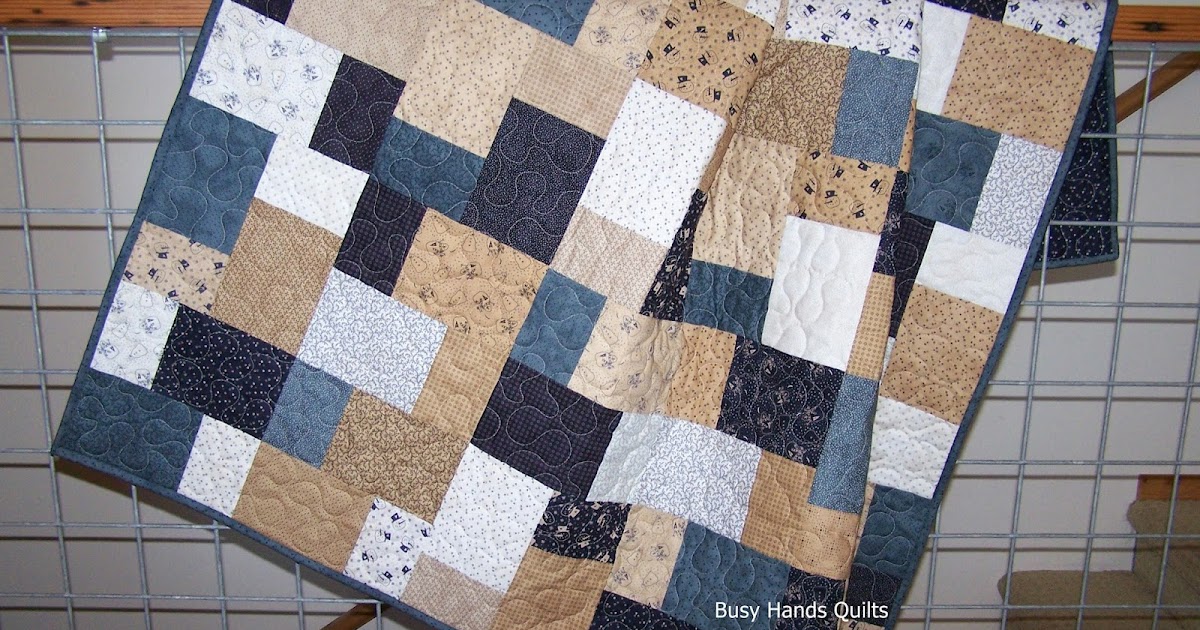 Busy Hands Quilts: Snowman Gatherings Lap Quilt {Custom Quilting}