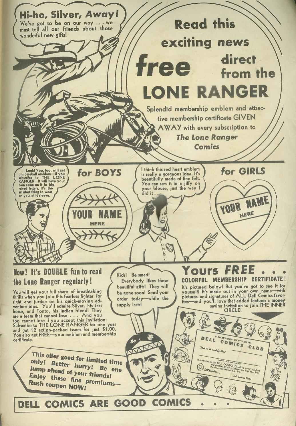 Read online The Lone Ranger (1948) comic -  Issue #25 - 51
