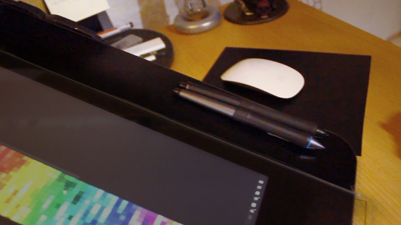 Cintiq 27 Pen Holder Hack + Keyboard Hack The Art of Fantasio