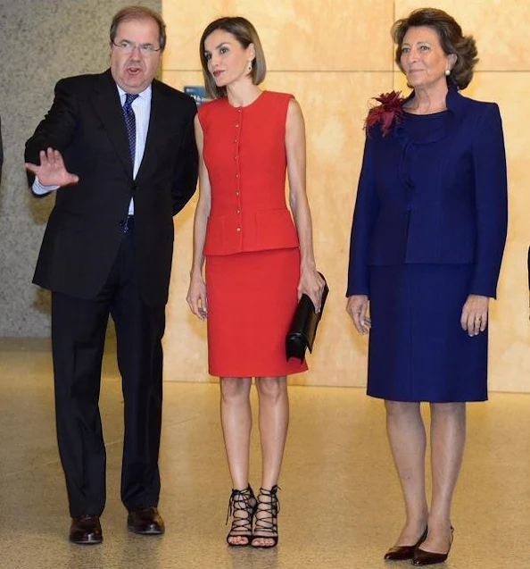 Queen Letizia of Spain who is Honorary President of the Spanish Association Against Cancer (AECC)