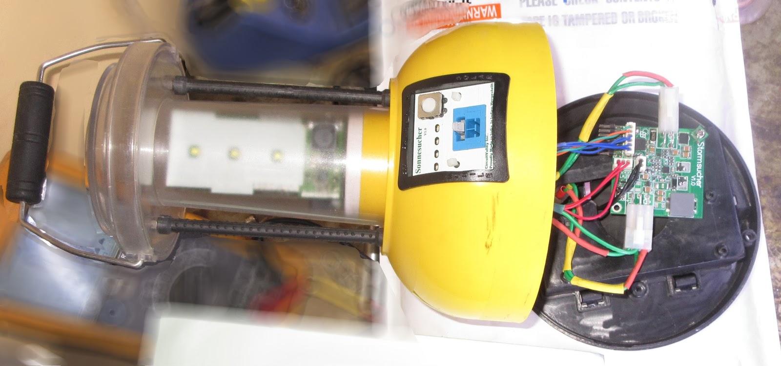 Embedded Engineering Solar LED Light ,20000mah Liion battery , 24V