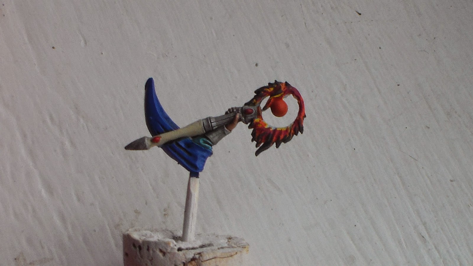 SpungeHammer Painting Painting High Elf's Mage PT 3 FIRE STAFF