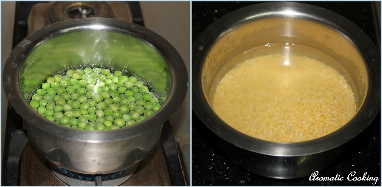 Aromatic Cooking Green Peas Dosa, Pattani Dosai
