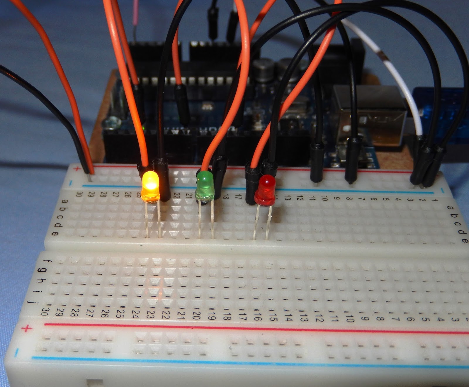 The Arduino Segment Potentiometer with LEDs and "if" commands