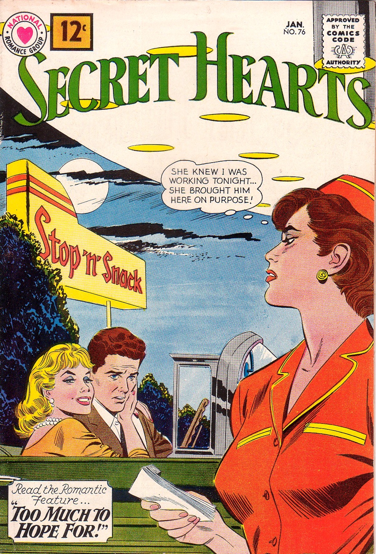 Read online Secret Hearts comic -  Issue #76 - 1