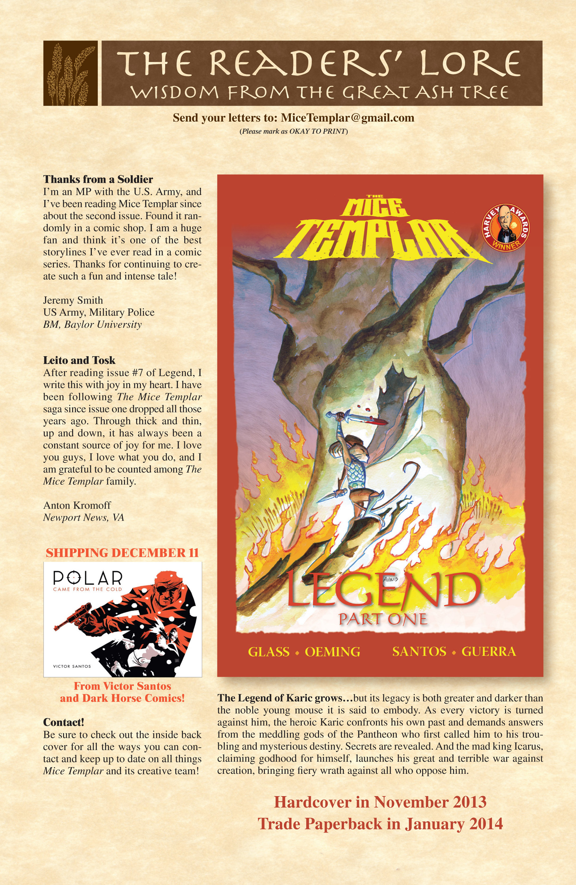 Read online The Mice Templar Volume 4: Legend comic -  Issue #8 - 41