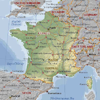 france: Map of France Geography Pictures