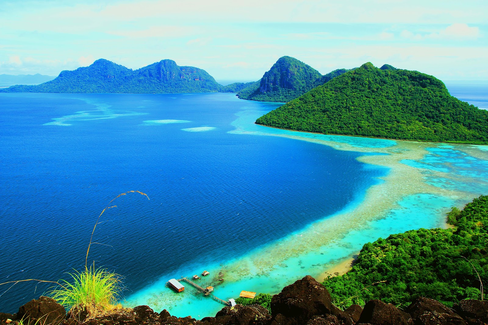  Pulau  Bohey Dulang kepulauan yang tercantik dunia di 