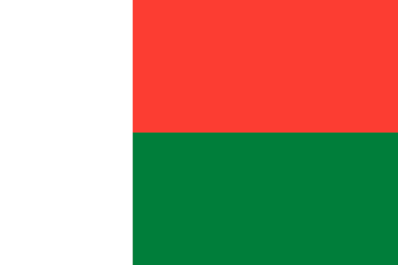 Bendera identitas negara Madagaskar
