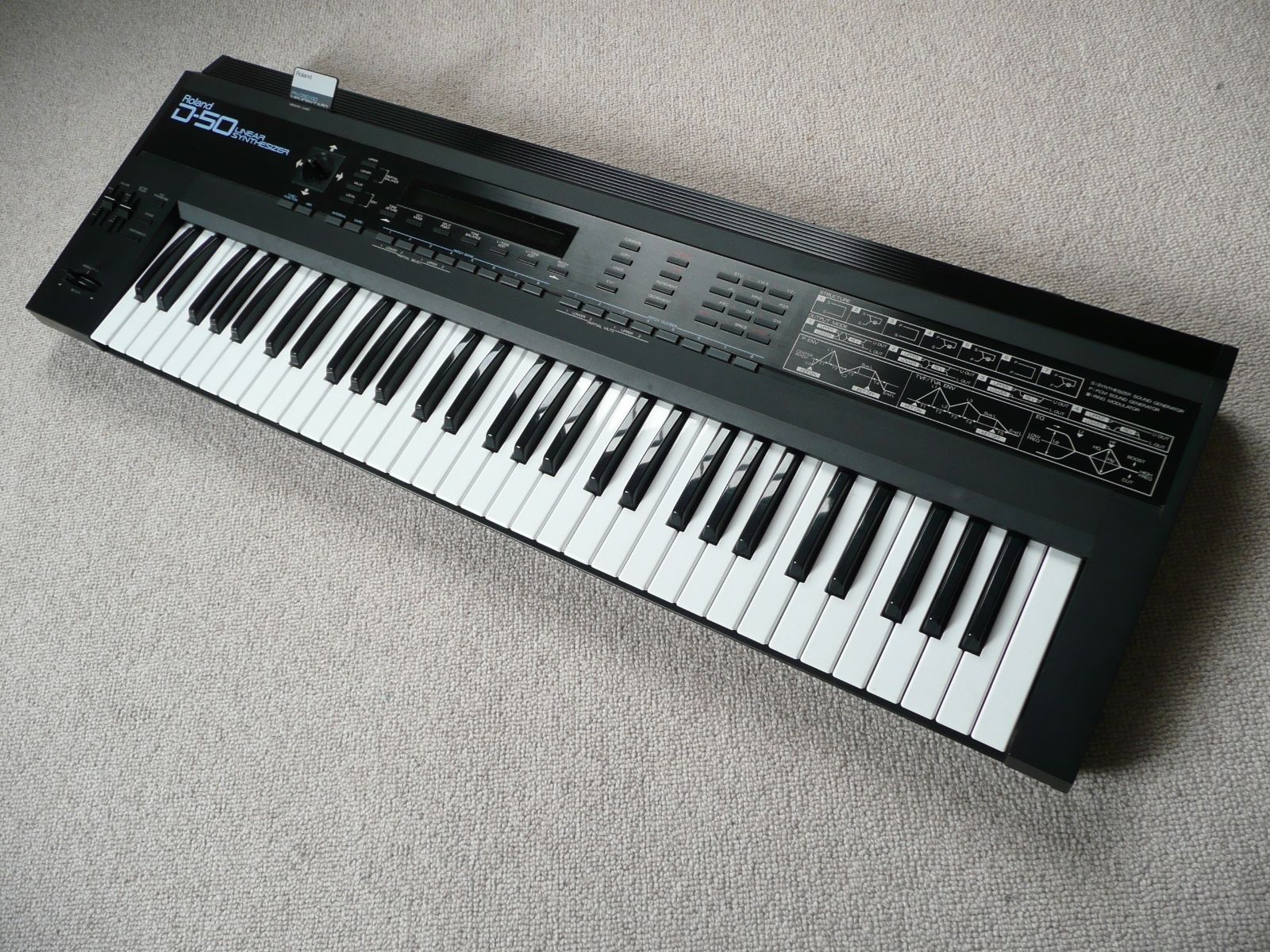 MATRIXSYNTH ROLAND D50 VINTAGE SYNTHESIZER & PG1000 PROGRAMMER w