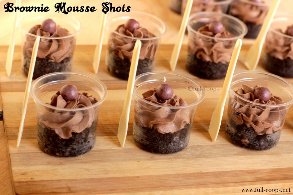 Brownie Mousse Shots Full Scoops A food blog with easy,simple