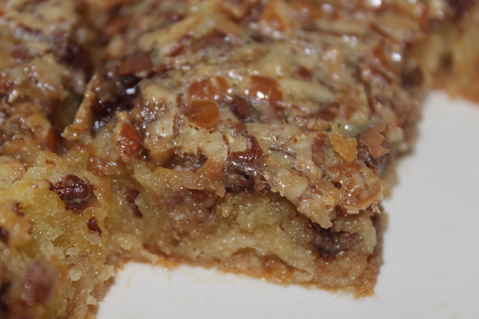 Living on Cloud Nine TOFFEE PECAN DREAM BARS