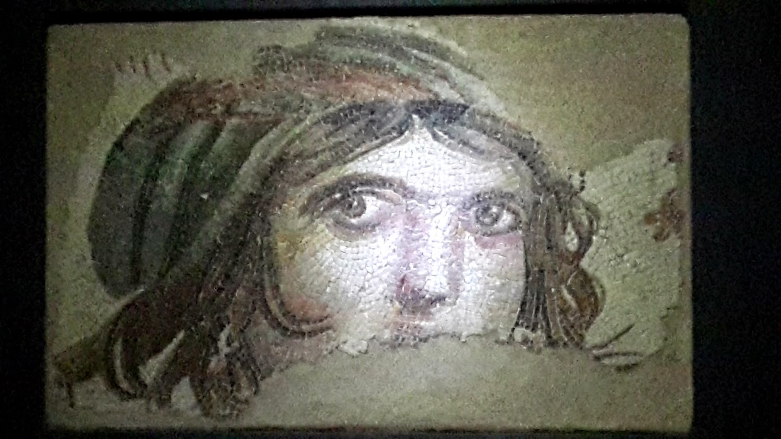 mozaik, çingene kız mozaigi, Gaziantep, gezi, müze