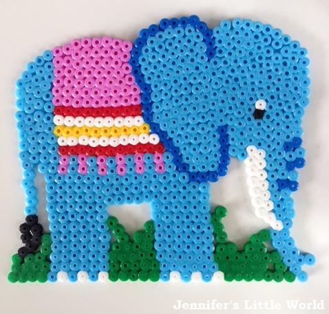 cute elephant perler bead pattern, Cute elephant perler bea…