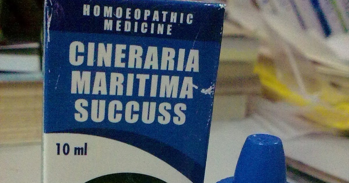 Homeopathy Online Biz: CINERARIA MARITIMA (UBAT MATA)