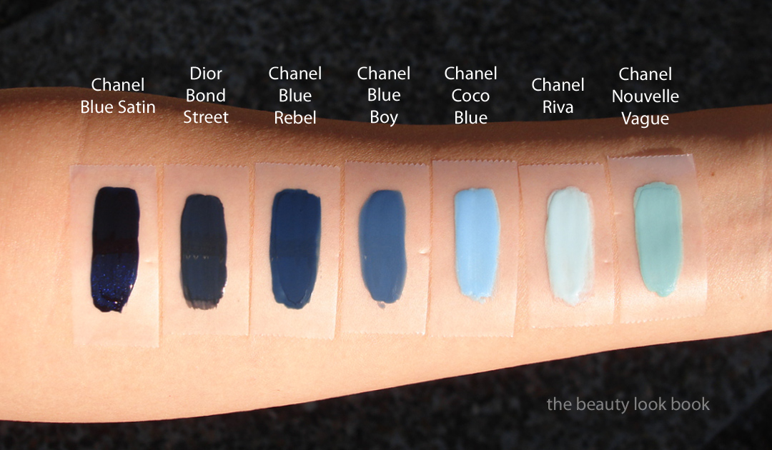 Chanel Blue Rebel, Coco Blue & Blue Boy Comparisons - The Beauty Look Book