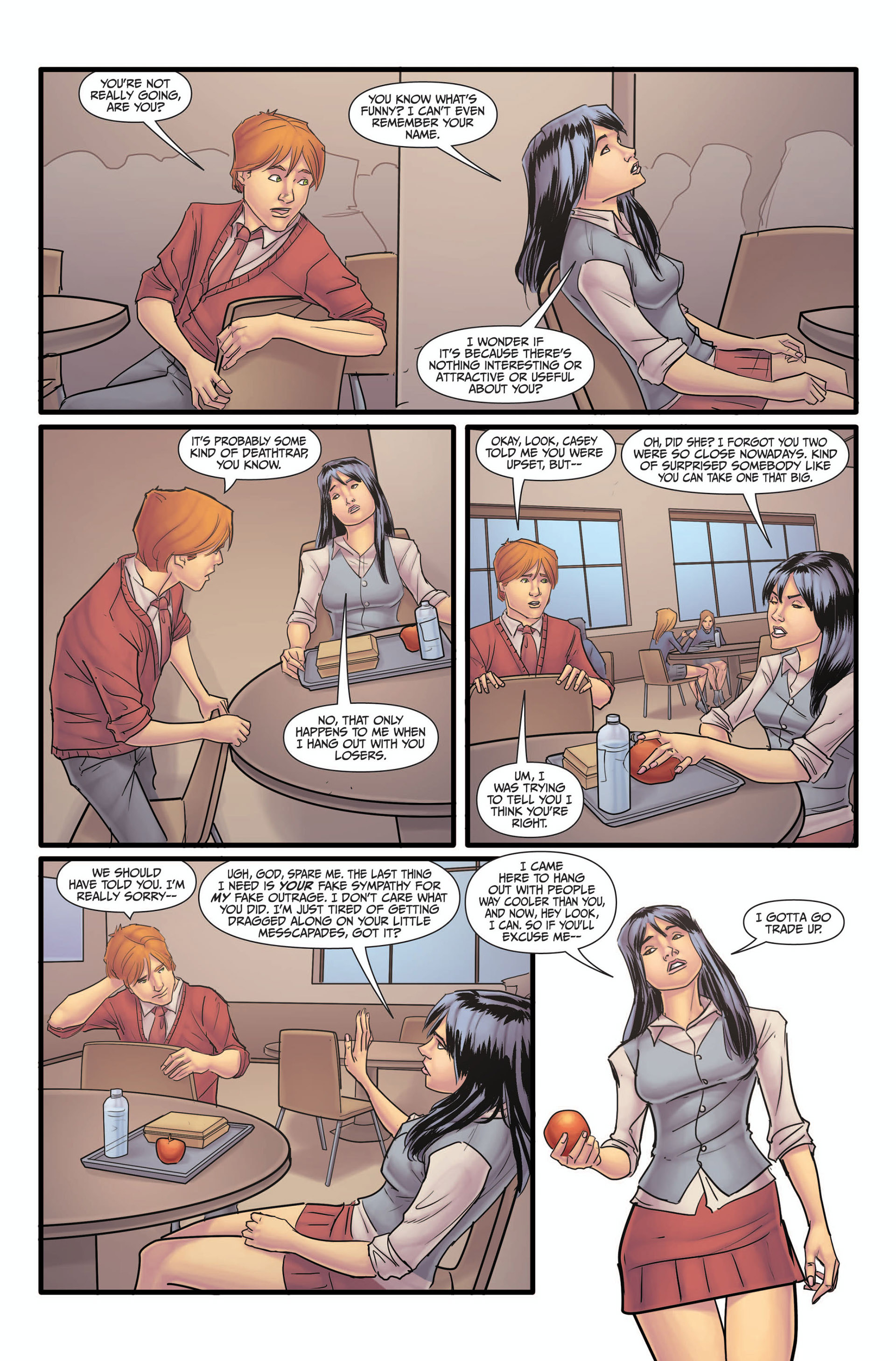 Read online Morning Glories comic -  Issue #7 - 13