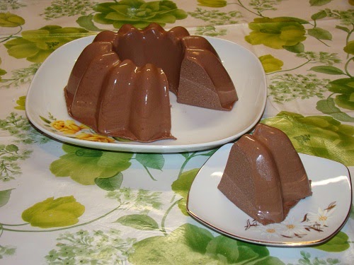 Budinca de tofu cu gust de ciocolata - dukan style