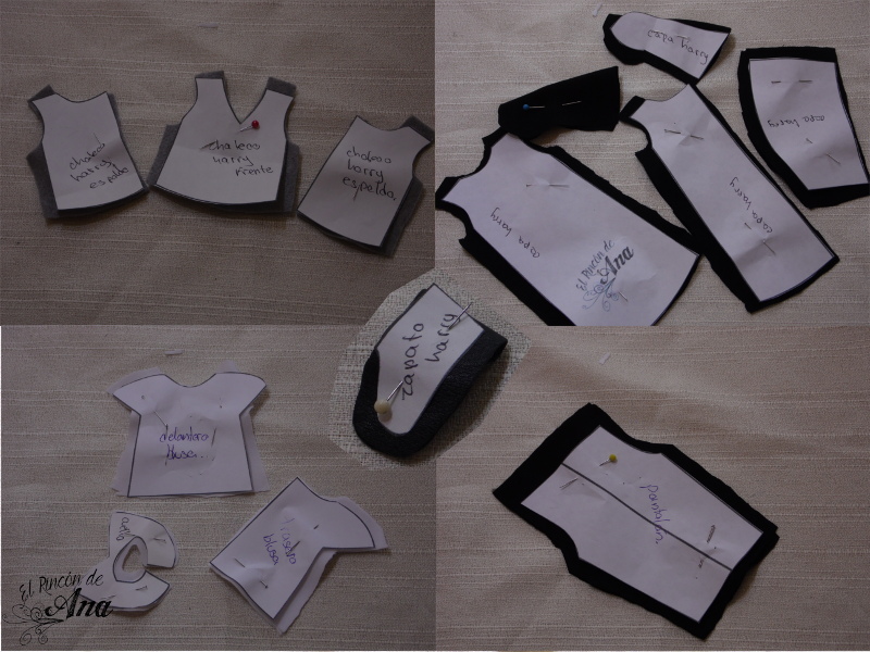 Ropa de Harry Potter - Muñecos de trapo