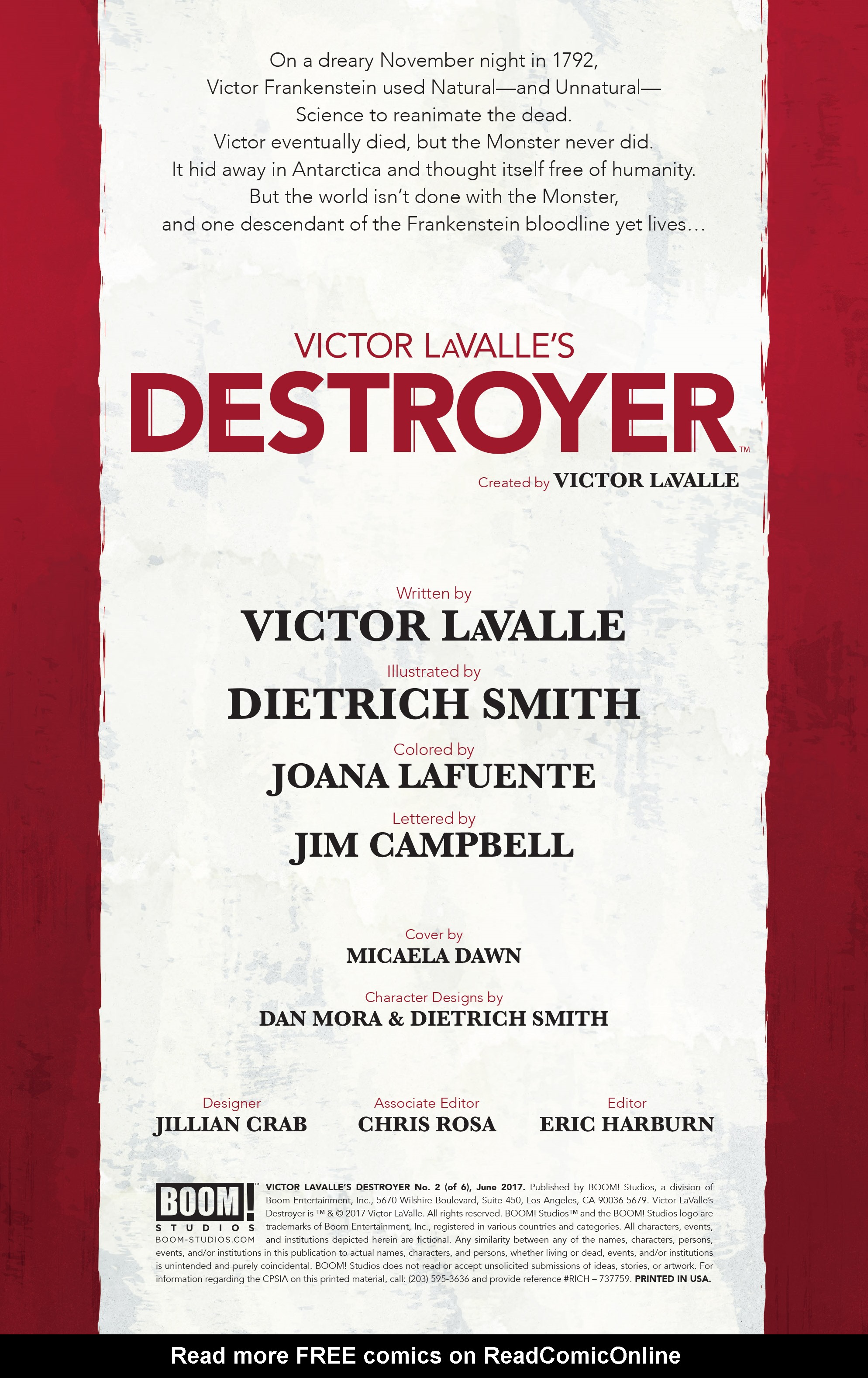 Read online Victor LaValle's Destroyer comic -  Issue #2 - 2