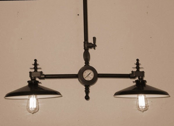 Retro industrial ceiling lamps