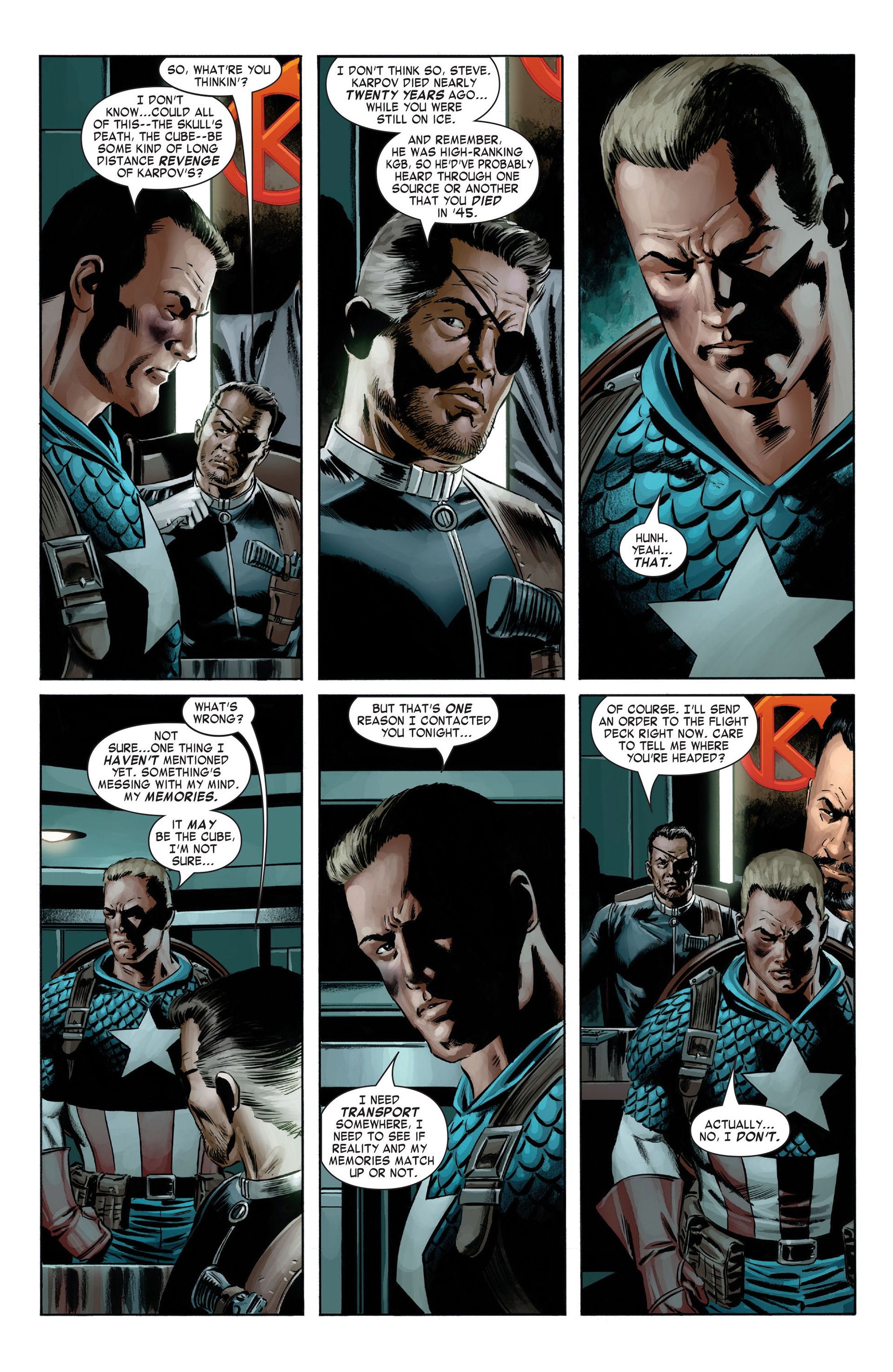 Read online Captain America (2005) comic -  Issue #5 - 21