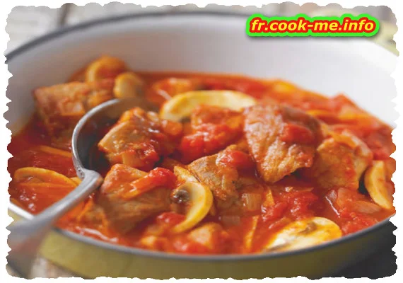 Veau Marengo - Recette traditionnelle Française