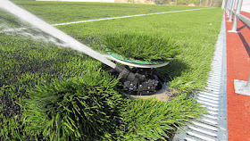 Base Paisajismo: Nuevo aspersor ST-1600, de Hunter, para césped artificial.