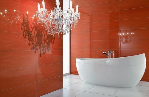 Red Bathroom Decoration