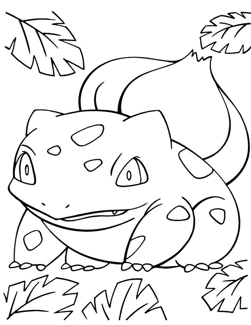 Bulbasaur Coloring Pages Free Pokemon Coloring Pages Bulbasaur Coloring Pages Free Pokemon Coloring Pages