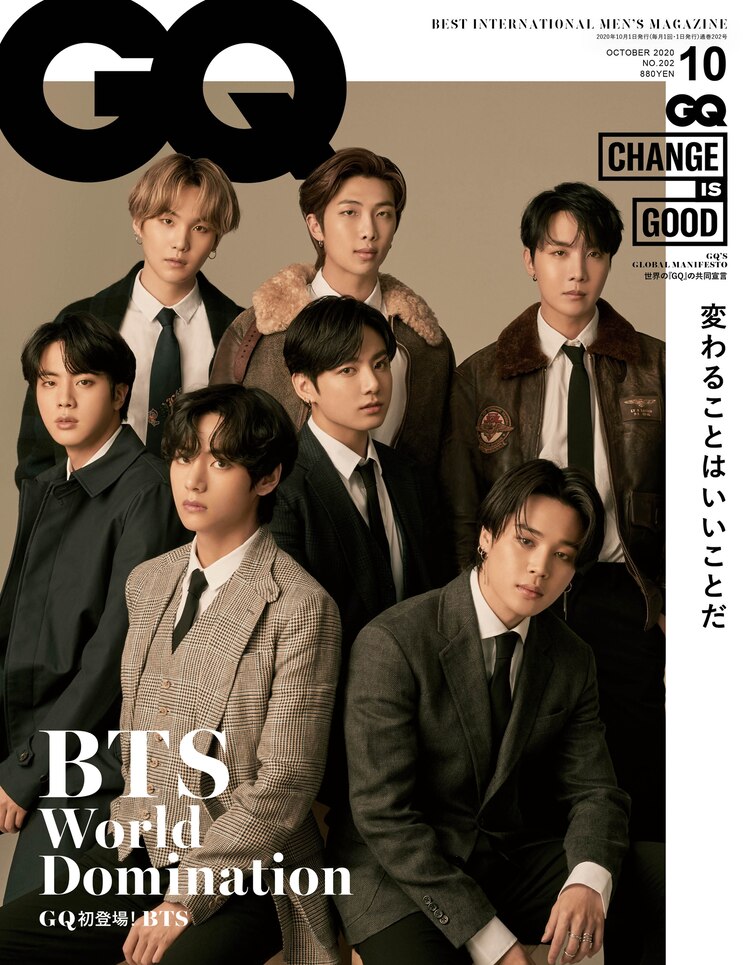 BTS Muncul Di Sampul Majalah GQ JAPAN