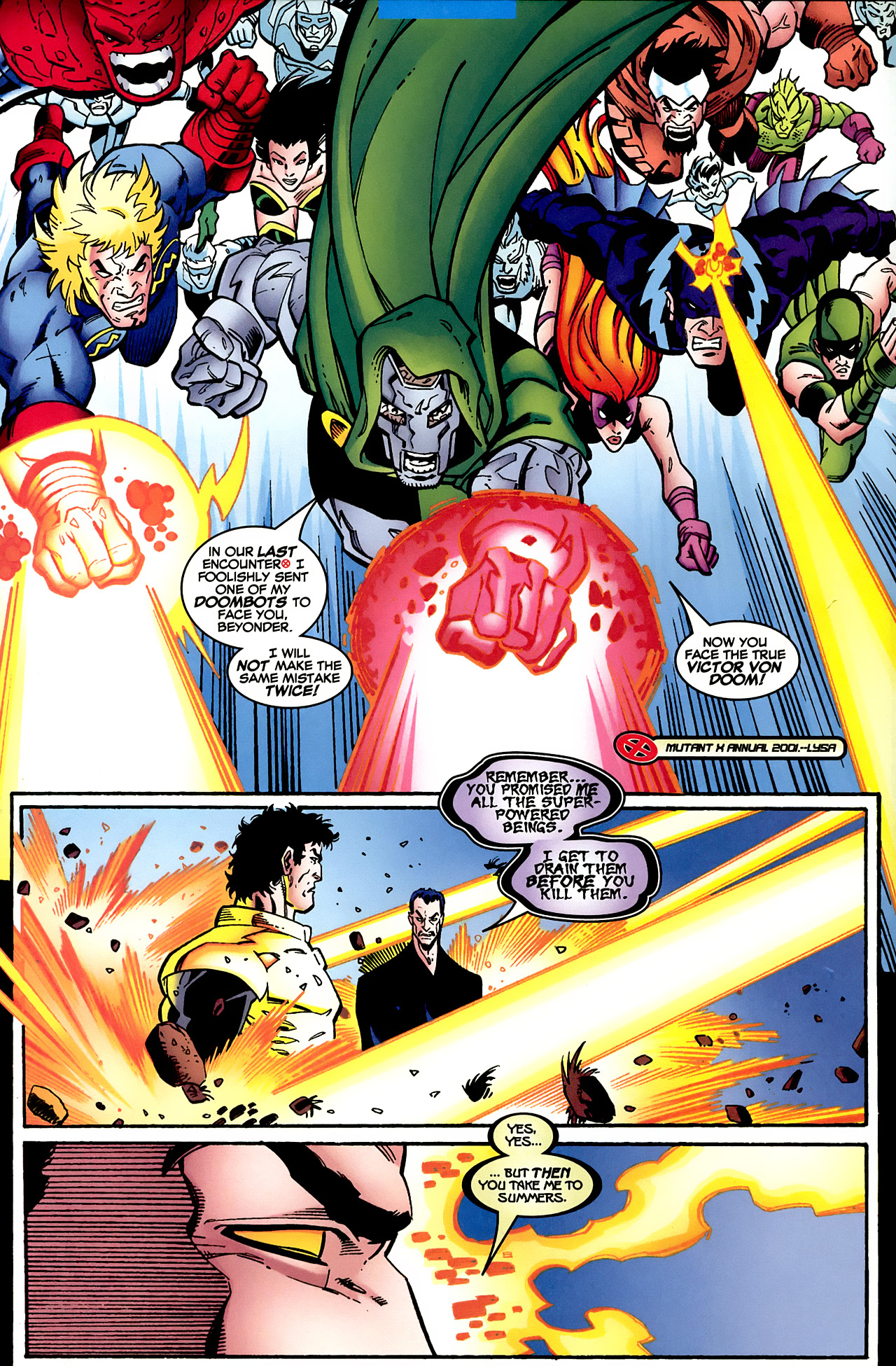 Read online Mutant X comic -  Issue #32 - 22