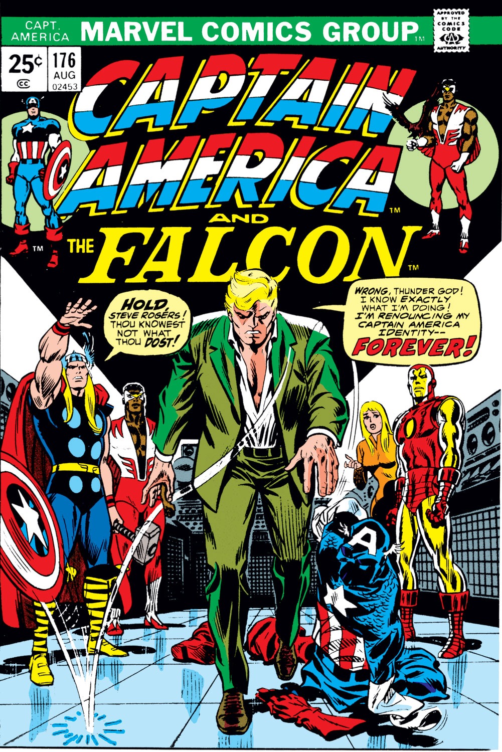 Read online Captain America (1968) comic -  Issue #176 - 1