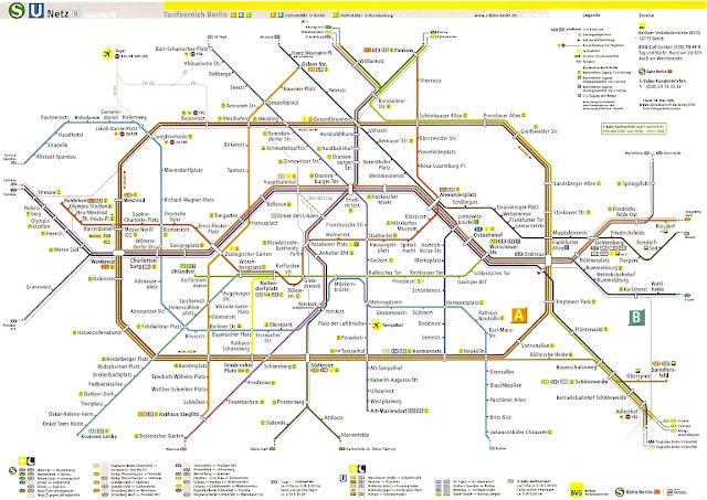 My Favorite Views: Germany - Berlin Metro Map