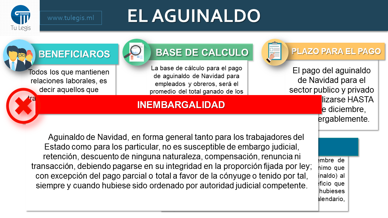 EL AGUINALDO BOLIVIANO Mas de Derecho