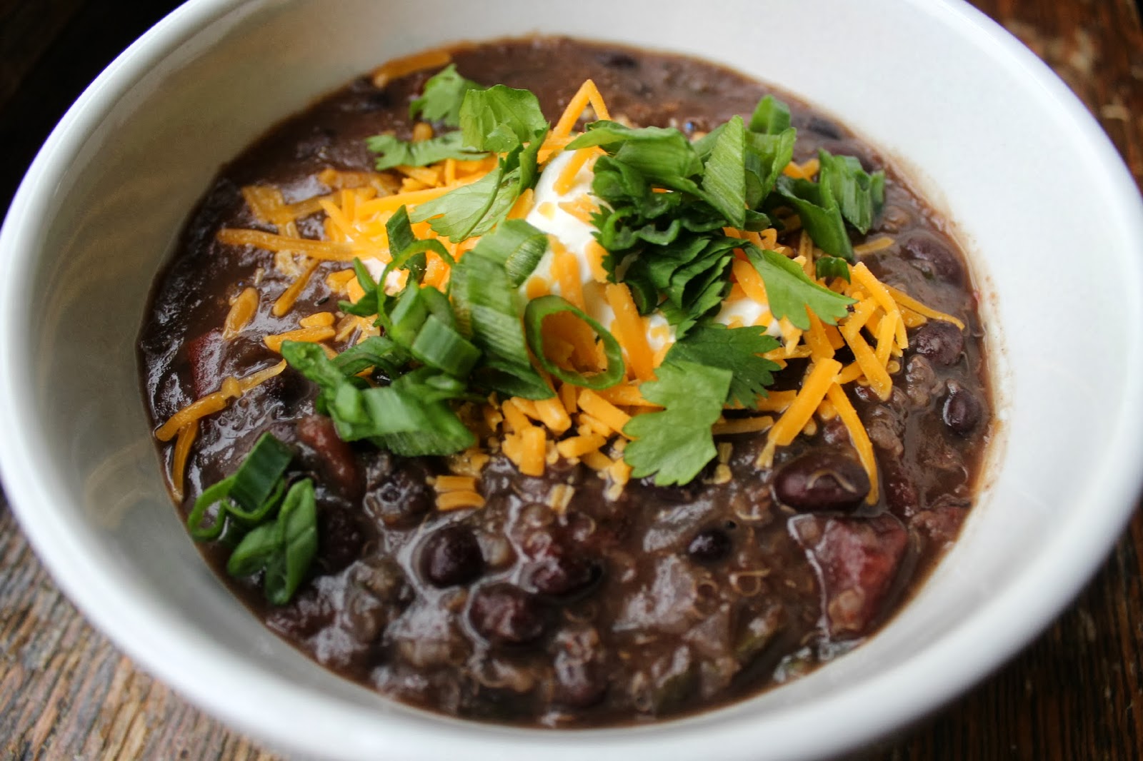 Chipotle Black Bean Quinoa Stew // Crockpot Style Pinch Me