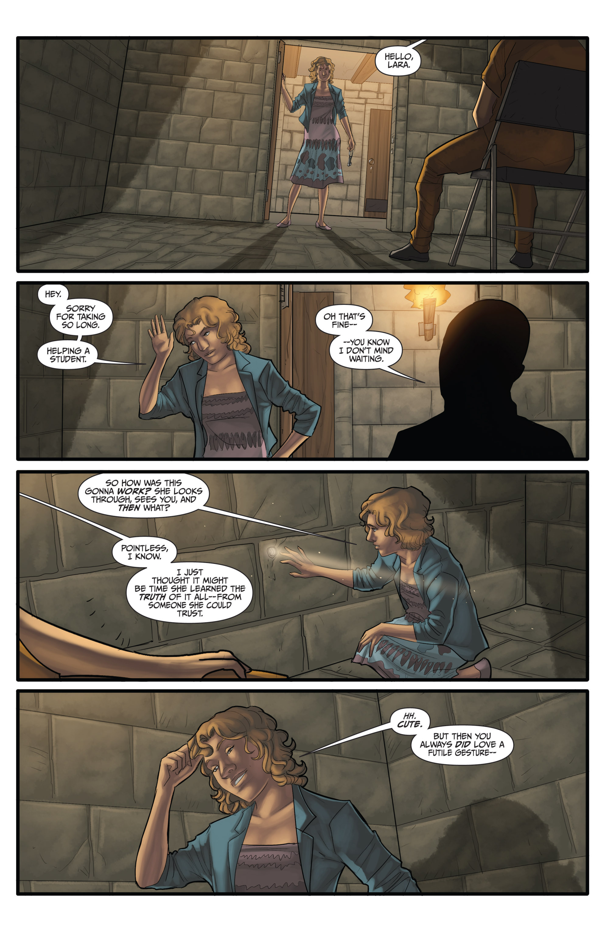 Read online Morning Glories comic -  Issue #32 - 23