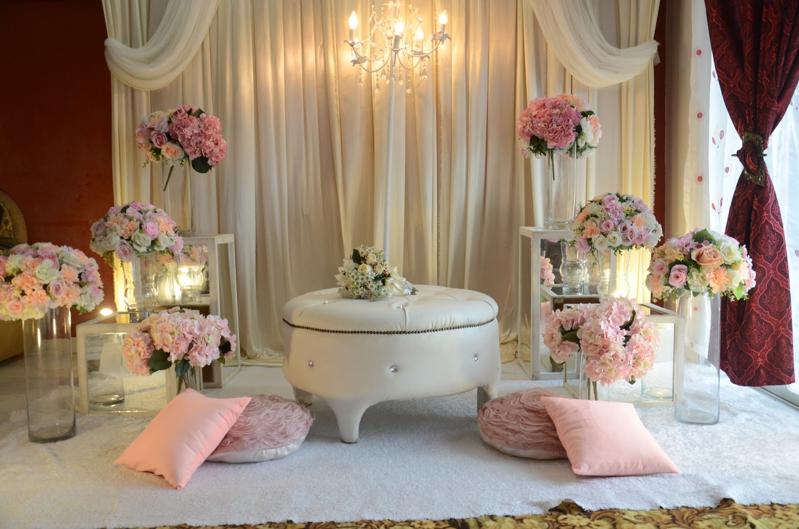 Pelamin Berendoi Dan Pelamin Tunang 2 In 1 Simple Dan Elegan